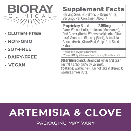 BIORAY Artemisia & Clove - 2 oz | Unwanted Organism Removal
