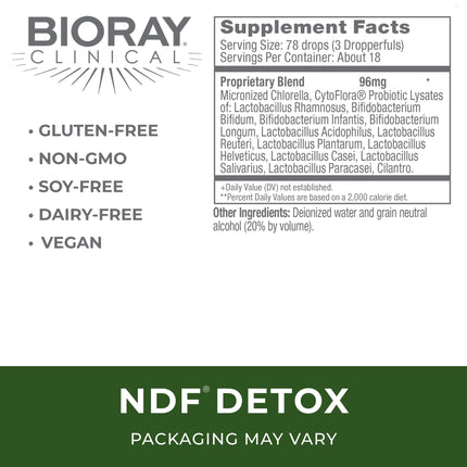 BIORAY NDF - 1 fl oz | Non-GMO, Vegetarian, Gluten Free ~18 Servings