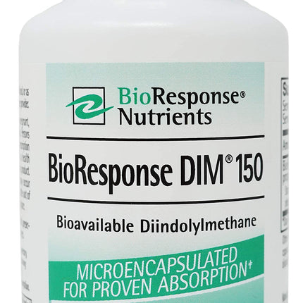 BioResponse DIM 150-150mg x 60 Capsules | Microencapsulated Diindolylmethane