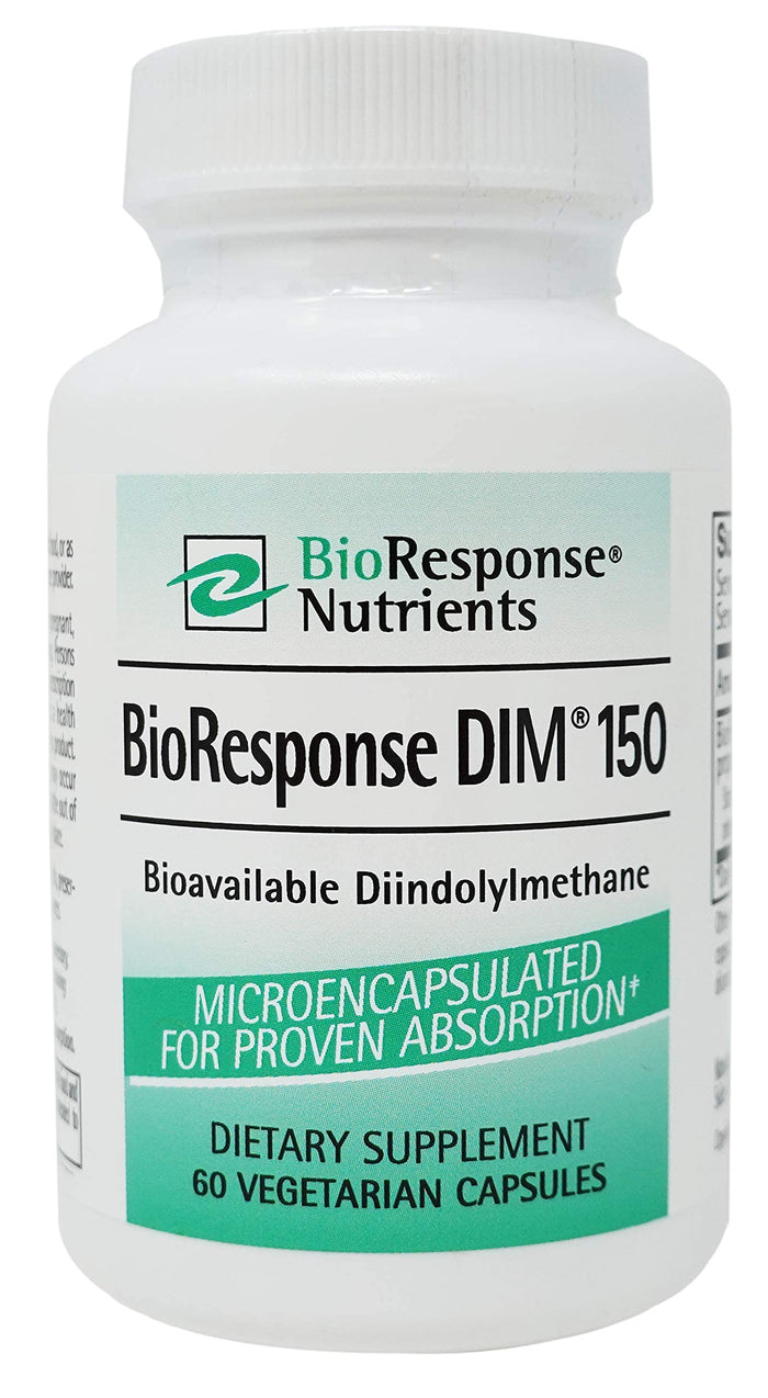 BioResponse DIM 150-150mg x 60 Capsules | Microencapsulated Diindolylmethane