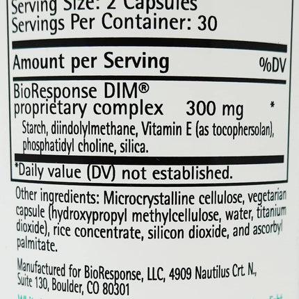 BioResponse DIM 150 60 Vcs (2 Pack) | Absorption-Enhanced BR-DIM
