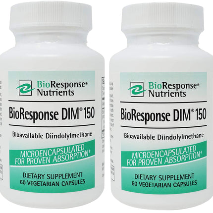 BioResponse DIM 150 60 Vcs (2 Pack) | Absorption-Enhanced BR-DIM