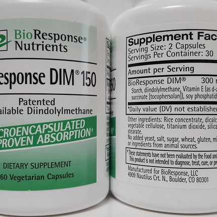 BioResponse DIM - 150 mg (180 Capsules)
