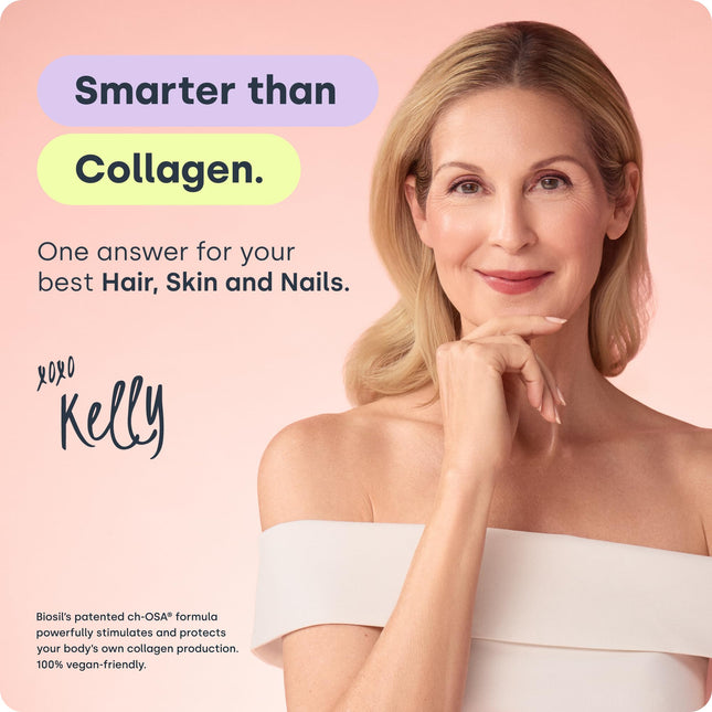 Biosil Collagen Booster Supplement – 180 Vegan Capsules with Patented ch-OSA