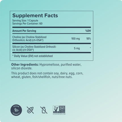 Biosil Collagen Booster Supplement - 60 Liquid Capsules, Pack of 2 - Patented ch-OSA Activator for Skin, Hair, Nails & Joints - Supports Natural Production - 60-Day Supply