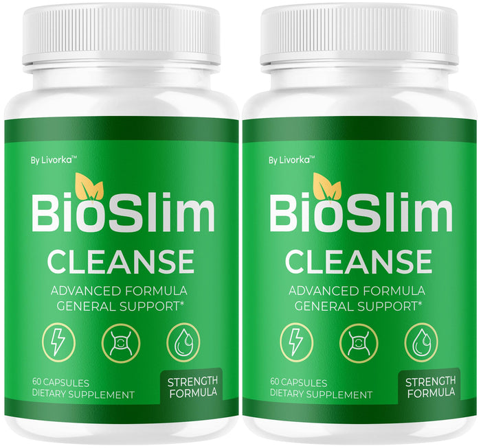 LIVORKA BioSlim Cleanse Capsules (2 Pack) Digestive Support & Wellness
