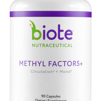 Biote Methyl Factors+ – Circulation + Mood, 90 Capsules