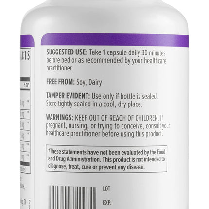 Biote Nutraceuticals Best Night's Sleep - Restfulness and Awake Refreshed (60 Capsules)