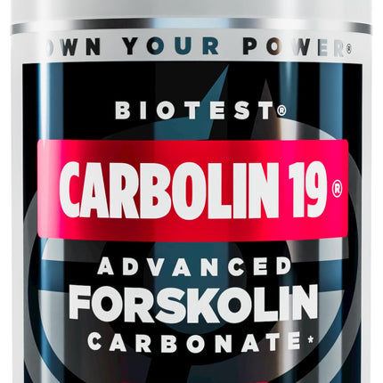 Biotest Carbolin 19 – Long-Lasting Forskolin for Fat Metabolism & Performance, 60 Softgels