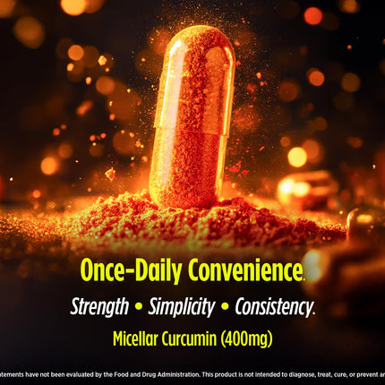 Biotest Micellar Curcumin – 95x Absorption, UCLA-Invented & Patented, 60 Capsules