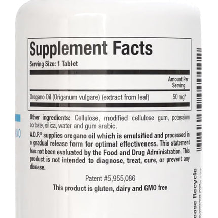 Biotics Research A.D.P. Emulsified Oil of Oregano Tablets – Sustained Release, High Absorption, 120 Tablets