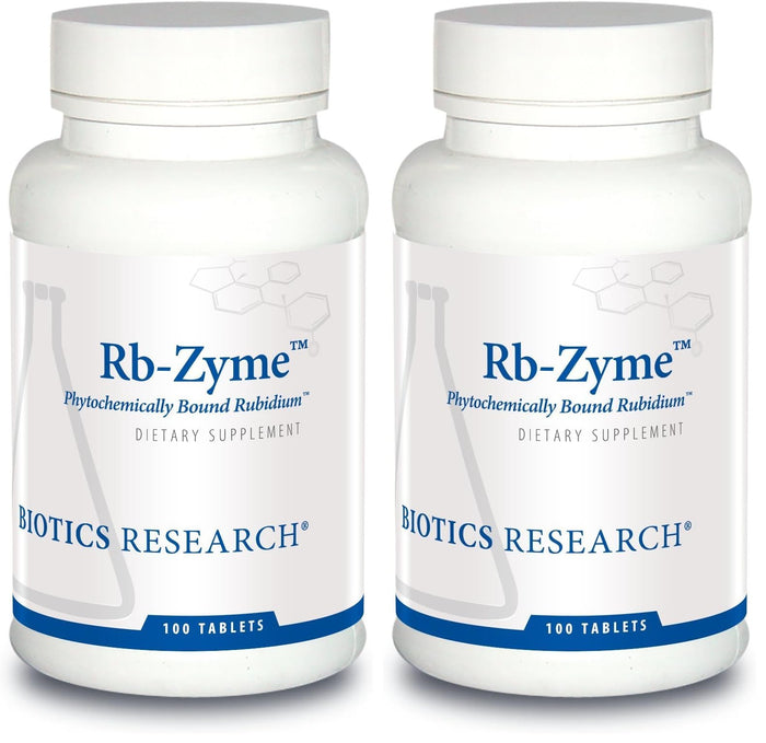 Biotics Rb Zyme Rubidium Source – Whole Food Mineral for Gland Health
