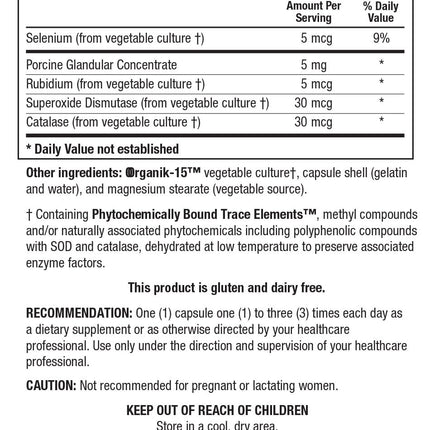 Biotics GTA – Selenium & Rubidium Endocrine Support for Hormone Balance, 90 Capsules