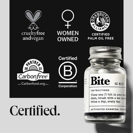 Bite Whitening Toothpaste Tablets – Nano Hydroxyapatite & Xylitol