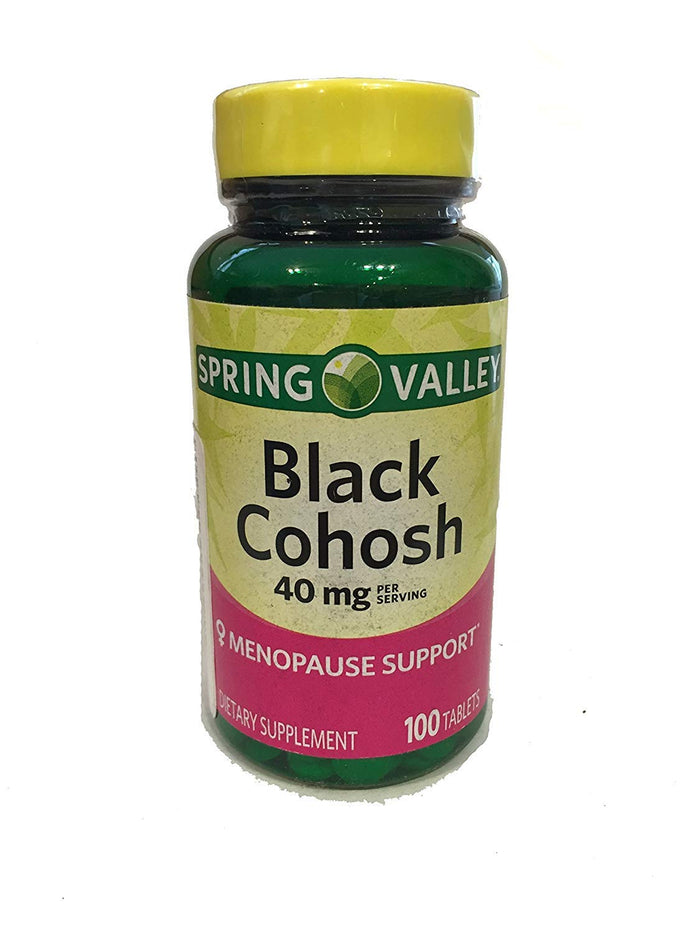 Black Cohosh Extract - 100 Tablets | Menopause Support | Spring Valley