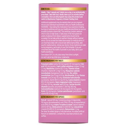 Blackmores Conceive Well Gold – 28 Tablets + 28 Capsules | Prenatal Vitamins