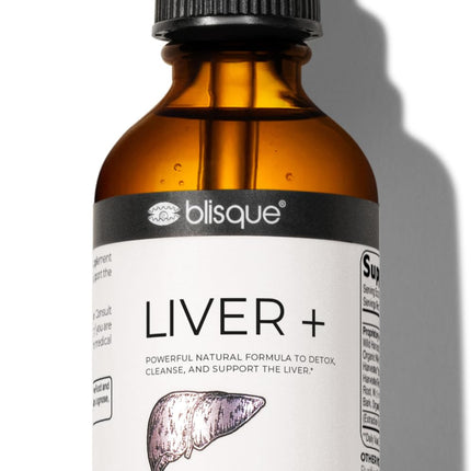 Blisque Liver Complex – Detox, Cleanse & Repair the Liver | Doctor-Approved | Milk Thistle & Dandelion Root | 2 oz | 59 Servings