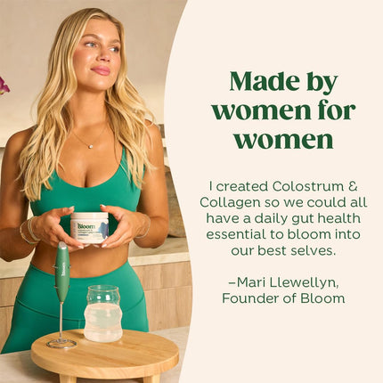 Bloom Nutrition Bovine Colostrum Powder – Orange Cream, 25 Servings