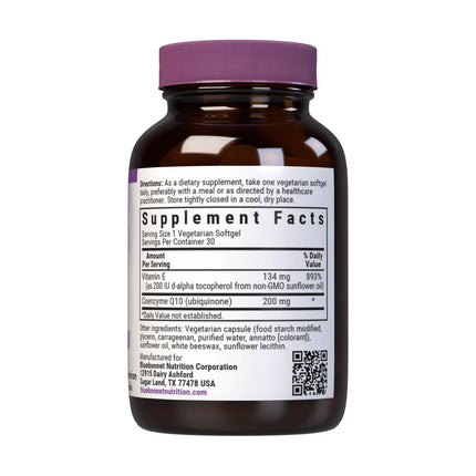 BlueBonnet CoQ-10 Vegetarian Softgels 200 mg – 60 Count | Energy & Heart Support