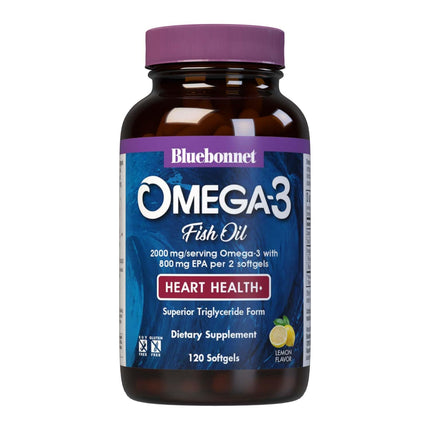 Bluebonnet EPAx Omega-3 1000 mg Heart Formula – 120 Softgels