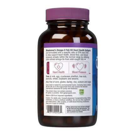 Bluebonnet EPAx Omega-3 1000 mg Heart Formula – 120 Softgels