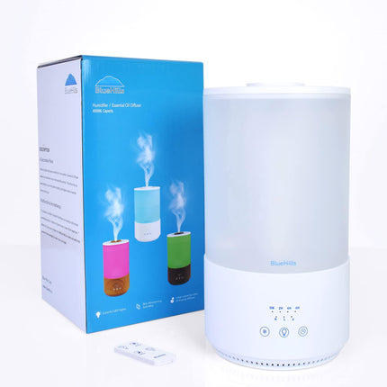 BlueHills 4000 ml Tall Essential Oil Diffuser | 50-Hour Run, Remote