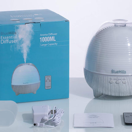 BlueHills Premium 1000ml Large Room Diffuser with Remote