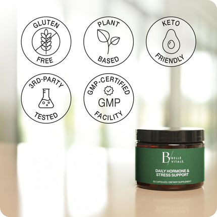 BODi Belle Vitale Duo: Daily Hormone & Stress Support + Daily Metabolism Support