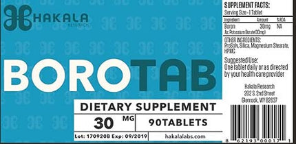 BoroTab 30 mg - 90 Tablets