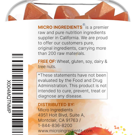 Micro Ingredients KSM-66 Ashwagandha Gummies 300mg – 120 Count | Sugar Free Mango Passion Fruit | Non-GMO