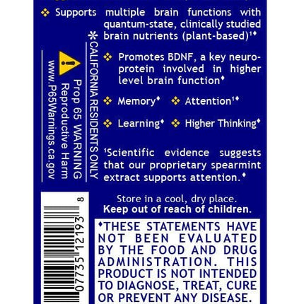 Brain Prodigy by Quantum Nutrition Labs – Memory & Focus Supplement for Adults