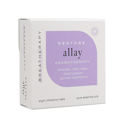 Breatherapy Aromatherapy Allay Patches – Lavender & German Chamomile, 8-Pack