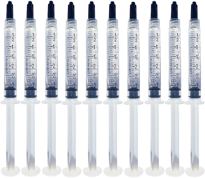 Bright White Smiles Teeth Whitening Gel Refill Kit - 10 Tubes, 44% Carbamide Peroxide