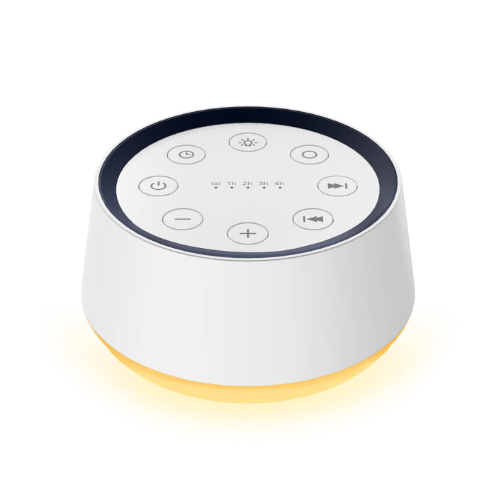 BrownNoise Sound Machine — 30 Soothing Sounds, 12 Night Light Colors, Memory, 36 Volume Levels, 5 Timers