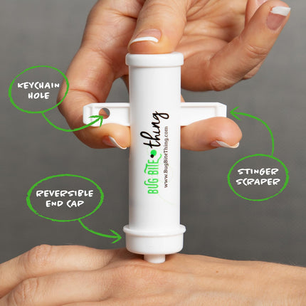 BUG BITE THING Suction Tool — Natural Insect Bite Relief (White, 3 Pack)