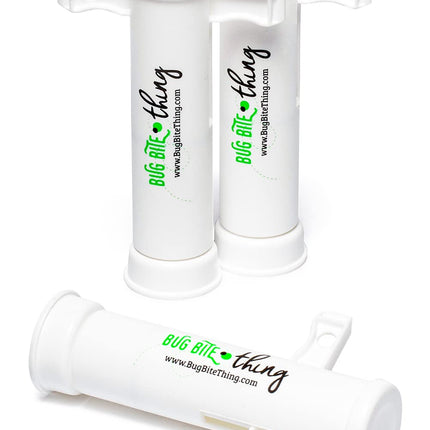 BUG BITE THING Suction Tool — Natural Insect Bite Relief (White, 3 Pack)