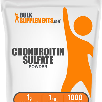 BulkSupplements Chondroitin Sulfate Powder – 1 kg, Gluten Free, 1 g per Serving