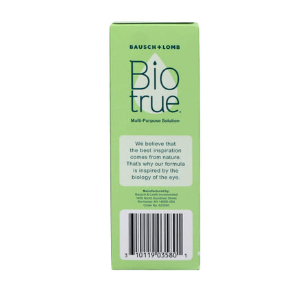Biotrue 10 oz + 2 oz Travel Bottle Bundle with Sight Savers Case (4 Ct)