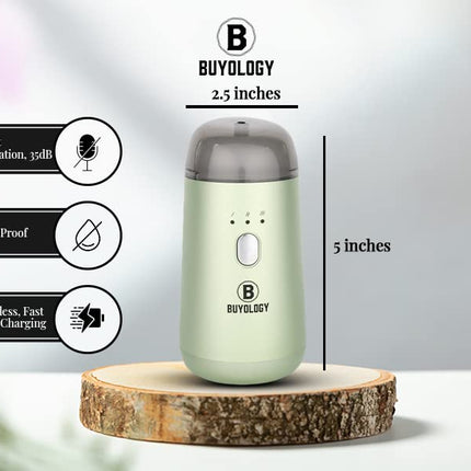 Buyology Rechargeable Car Diffuser – Waterless Nebulizing Aromatherapy (Cordless)