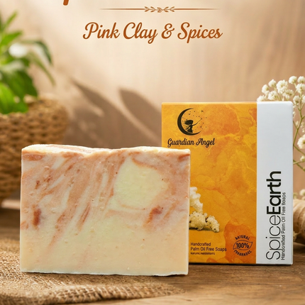 Spiced Earth - Pink Clay, Sweet Orange & Ginger