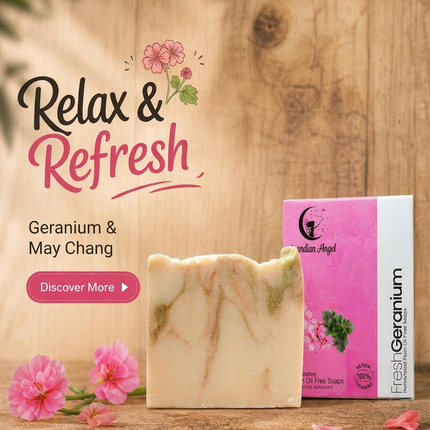 Fresh Geranium - Geranium, Lemon, Pink Clay, Spinach & May Chang