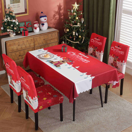 Waterproof And Oil-proof Christmas Tablecloth