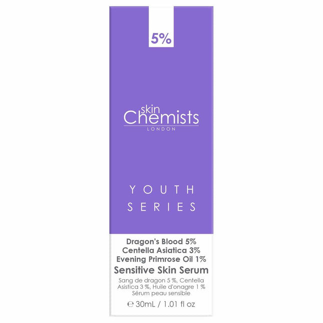 Sensitive Skin Serum Dragon's Blood 5%, Centella Asistica 3%, Evening Primrose Oil 1% 30ml