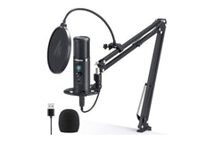 Maono USB Professional Cardioid Microphone with Boom Arm