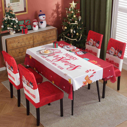 Waterproof And Oil-proof Christmas Tablecloth