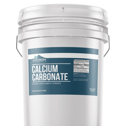 Calcium Carbonate Powder 5 Gallon Bucket | Limestone Powder & Toothpaste Additive (640 Ounce)