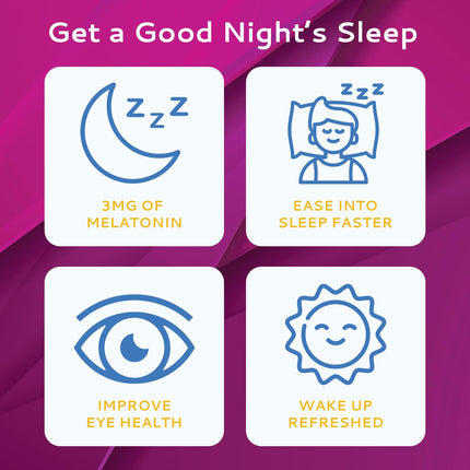 CALMOUR 100 Melatonin Strips – 3mg Fast-Dissolving Sleep Aid