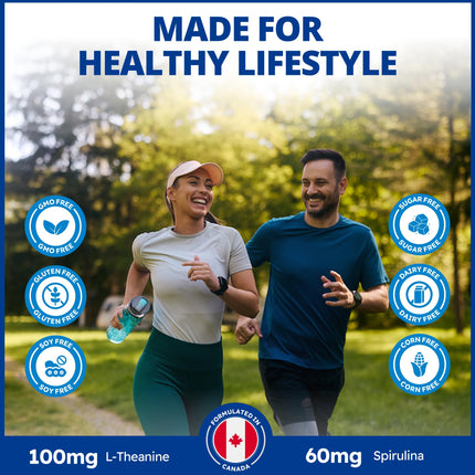 CanPrev Synergy B Complex with L-Theanine – 60 Capsules, 30-Day Supply