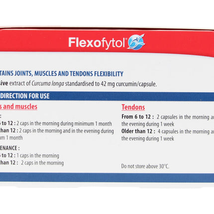 Flexofytol Bio-Optimized Turmeric Extract for Joints and Arthritis – 180 Gel-Caps