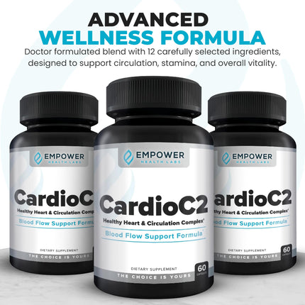 CardioC2 Circulation & Energy Support | Doctor-Formulated Beet Root & CoQ10